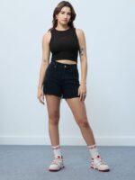 Ribbed Tank: Chilli